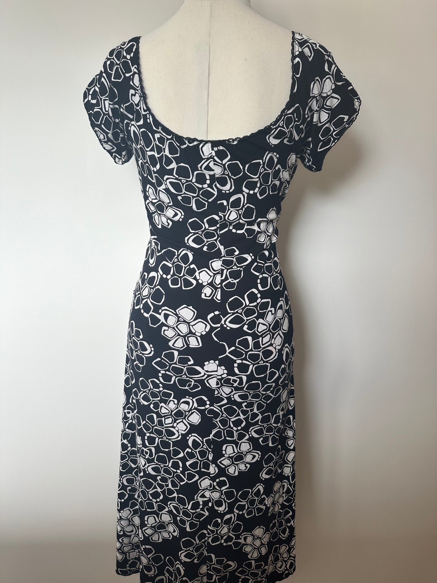 Y2K Puff Sleeve Midi Dress (10-12)