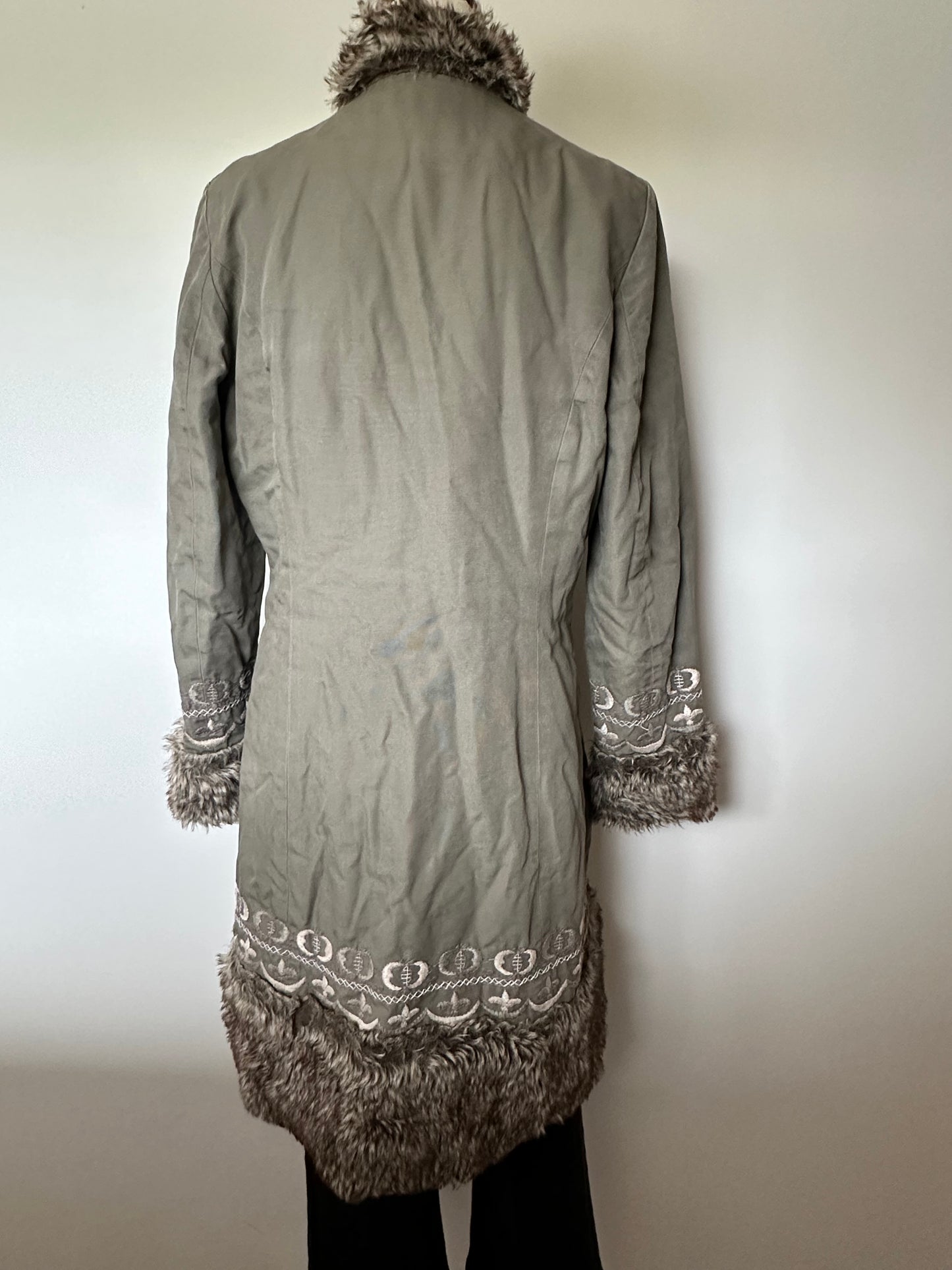 Embroidered Canvas 'Penny Lane' Coat (6-10)