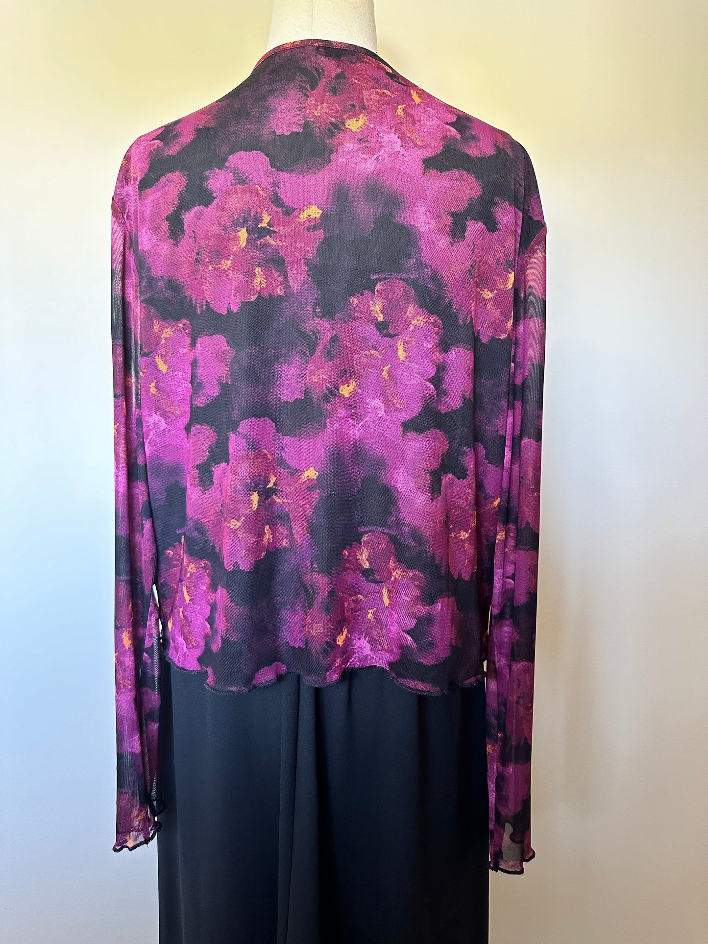 Floral Mesh Top (14-16)