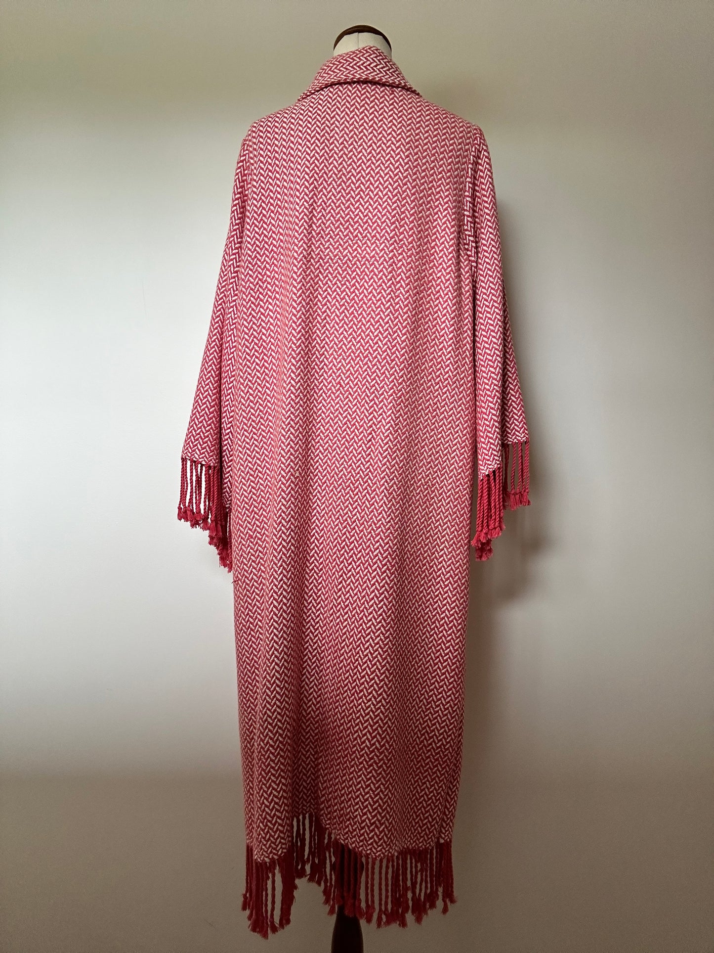 Cherry Herringbone Cotton Duster (8-16)