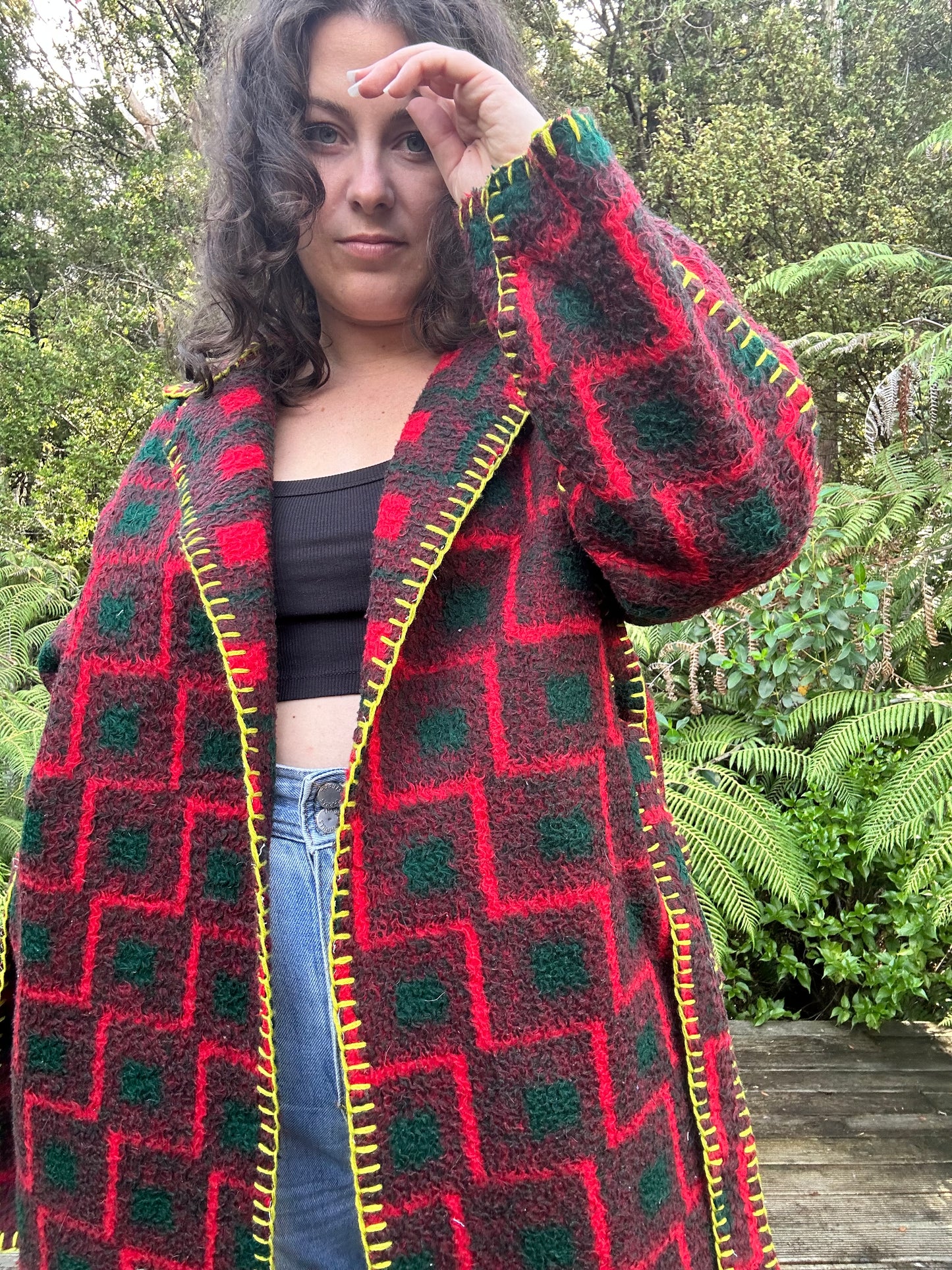 Red Blanket Coat (8-18)