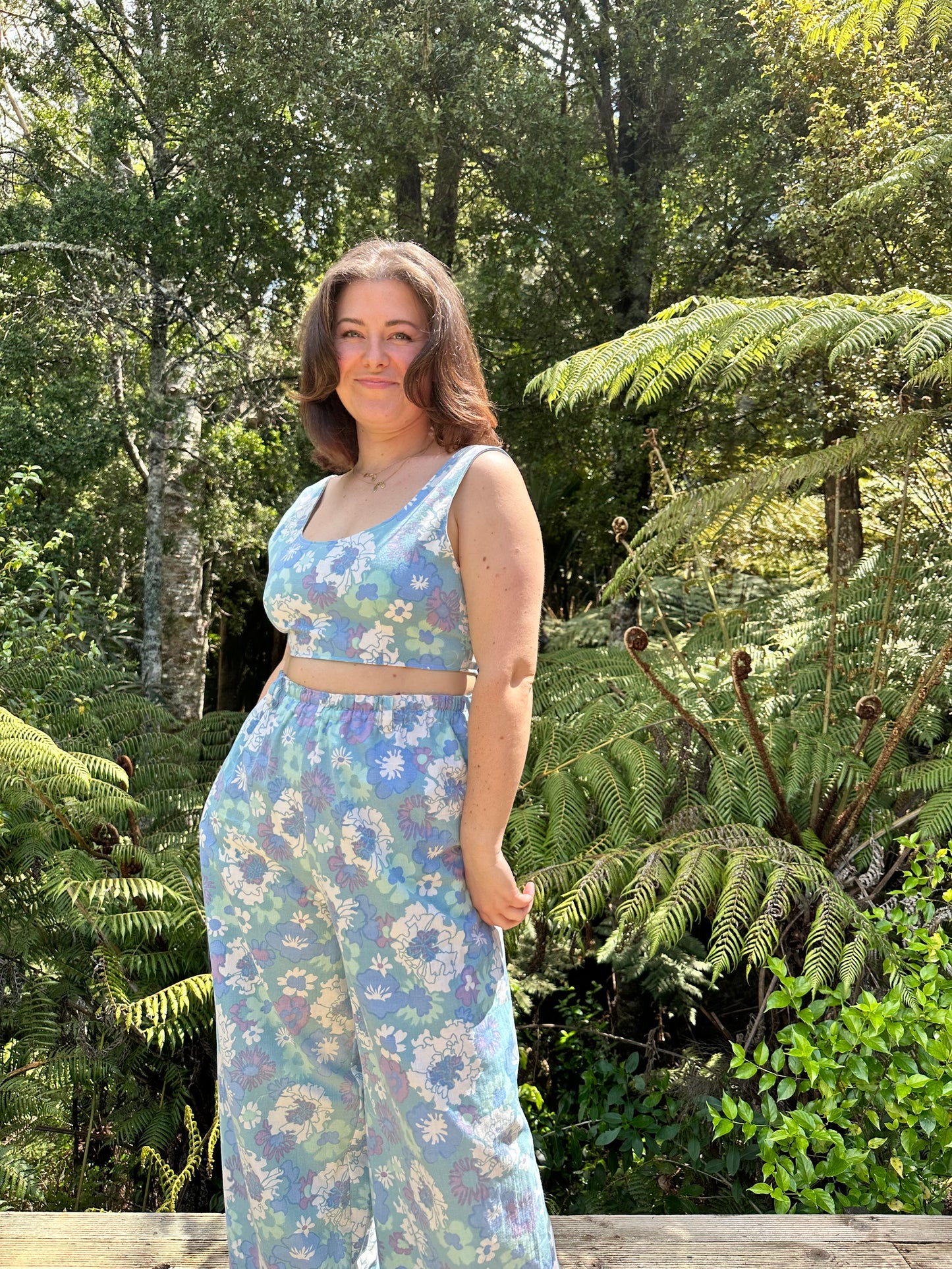 Handmade 70s Upcycled Set (10-12)