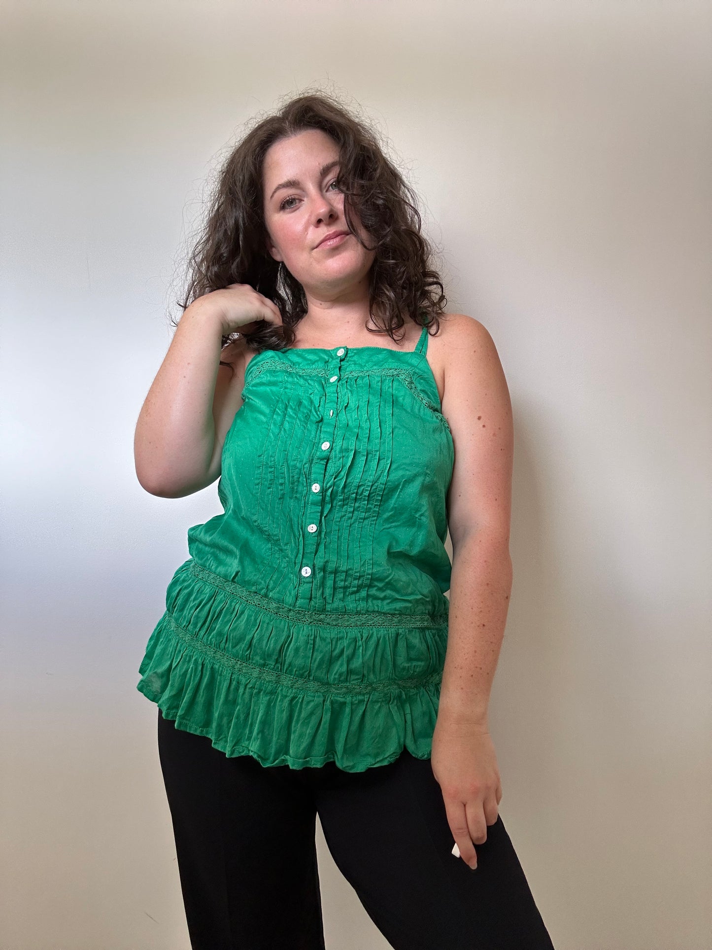 Cotton Frill Cami (10-12)