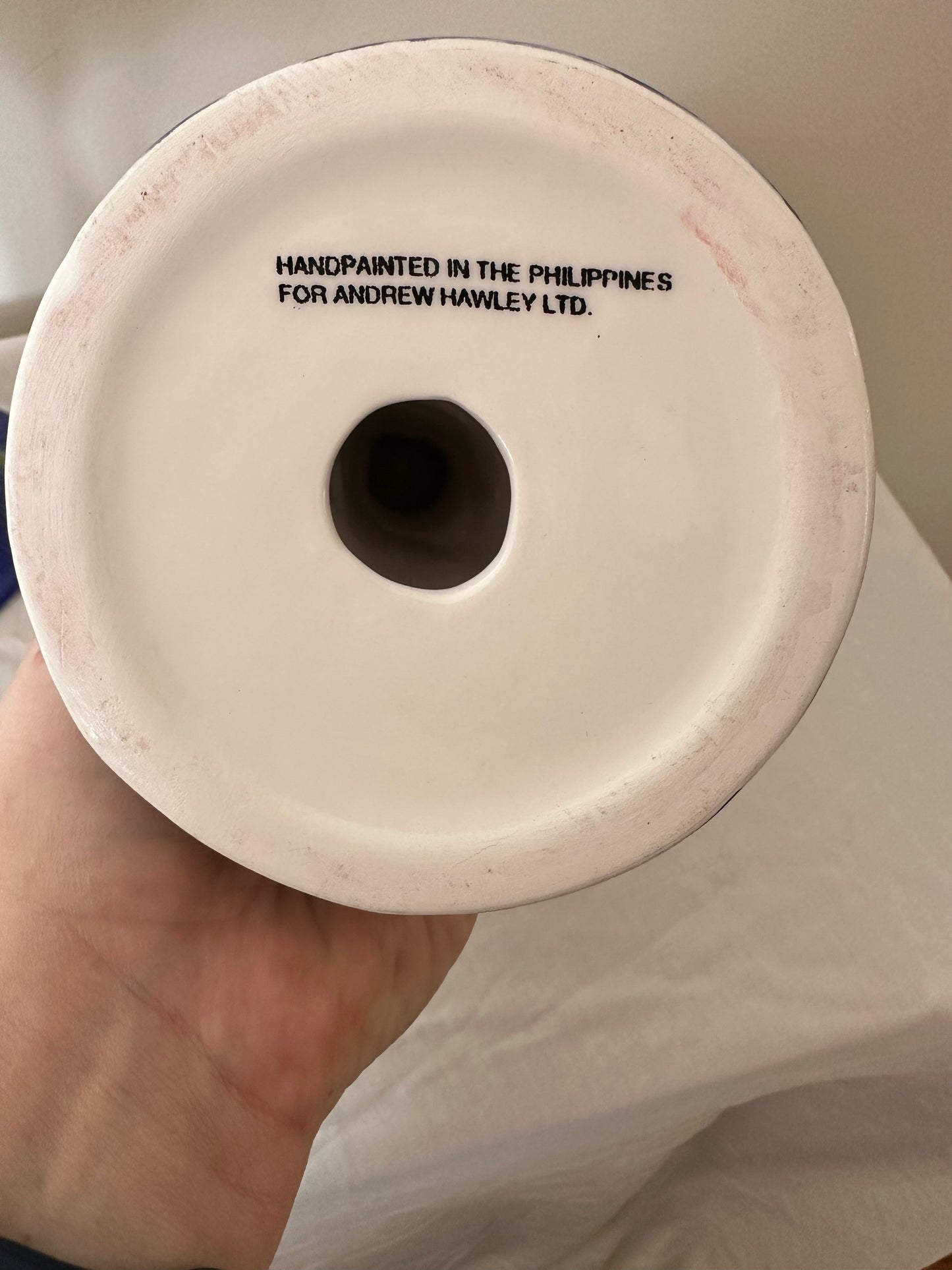 Vintage Handpainted Candle Holders (set of 2)