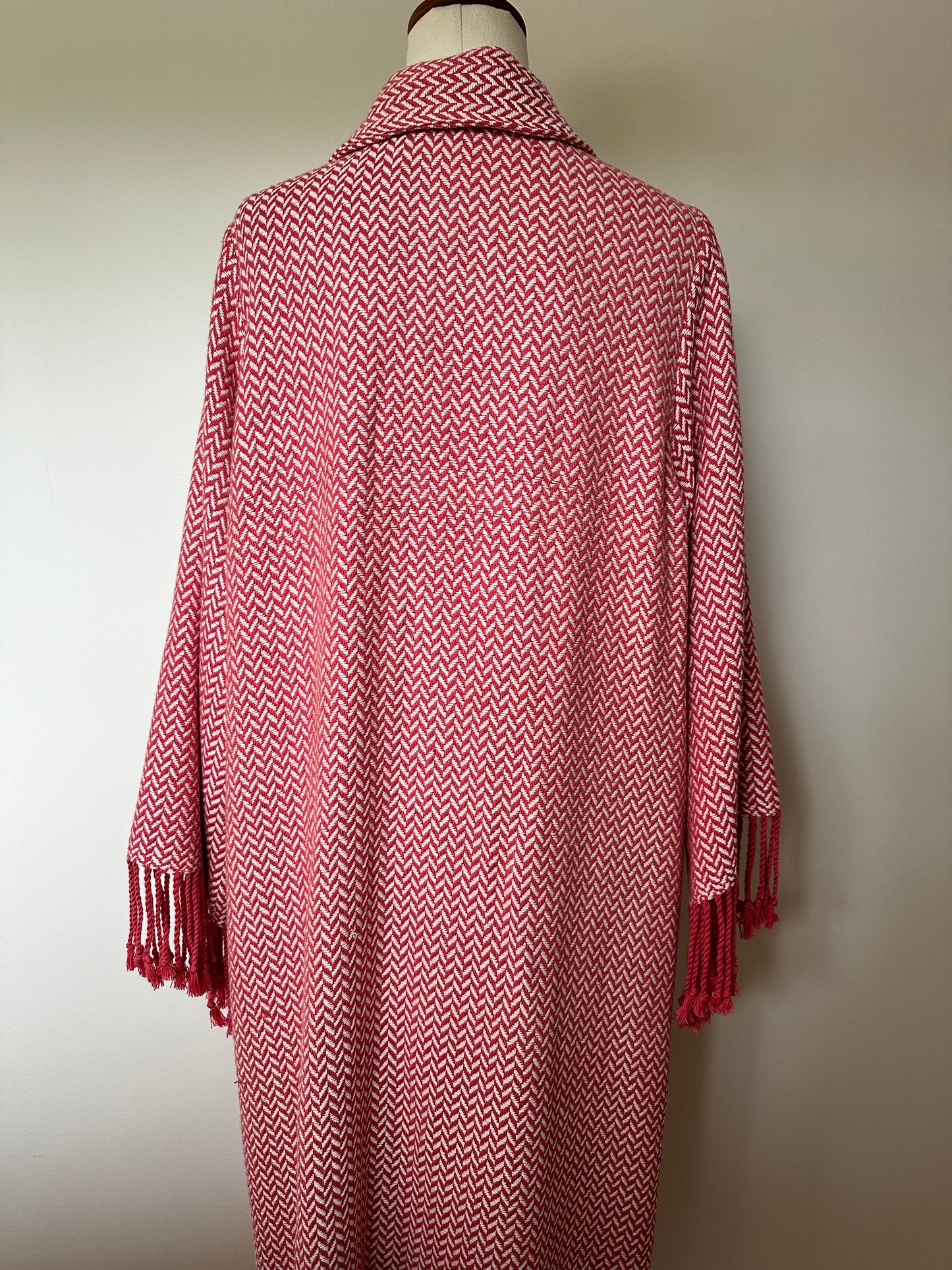 Cherry Herringbone Cotton Duster (8-16)