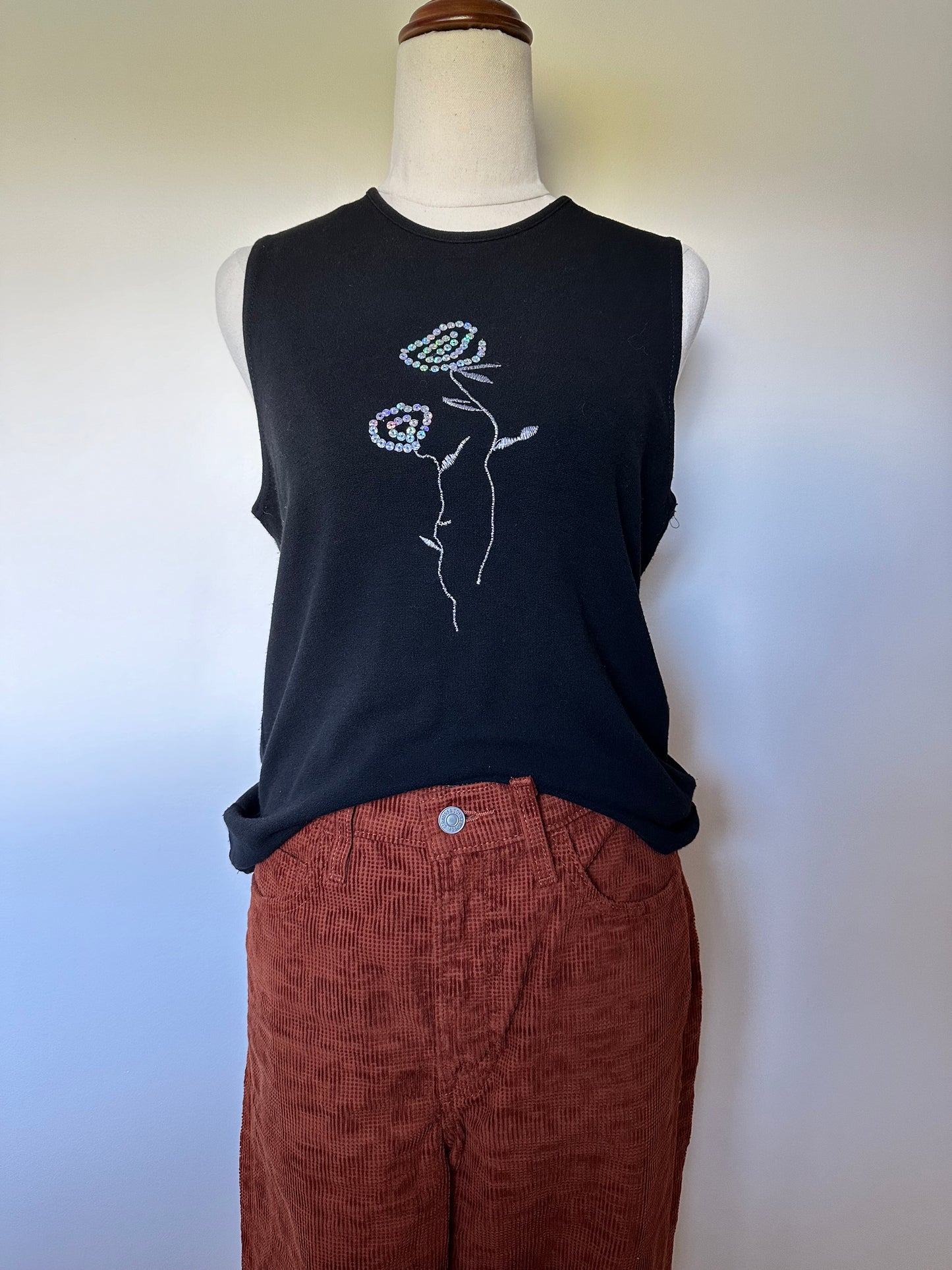 Y2K Sequin Tank (10-14)