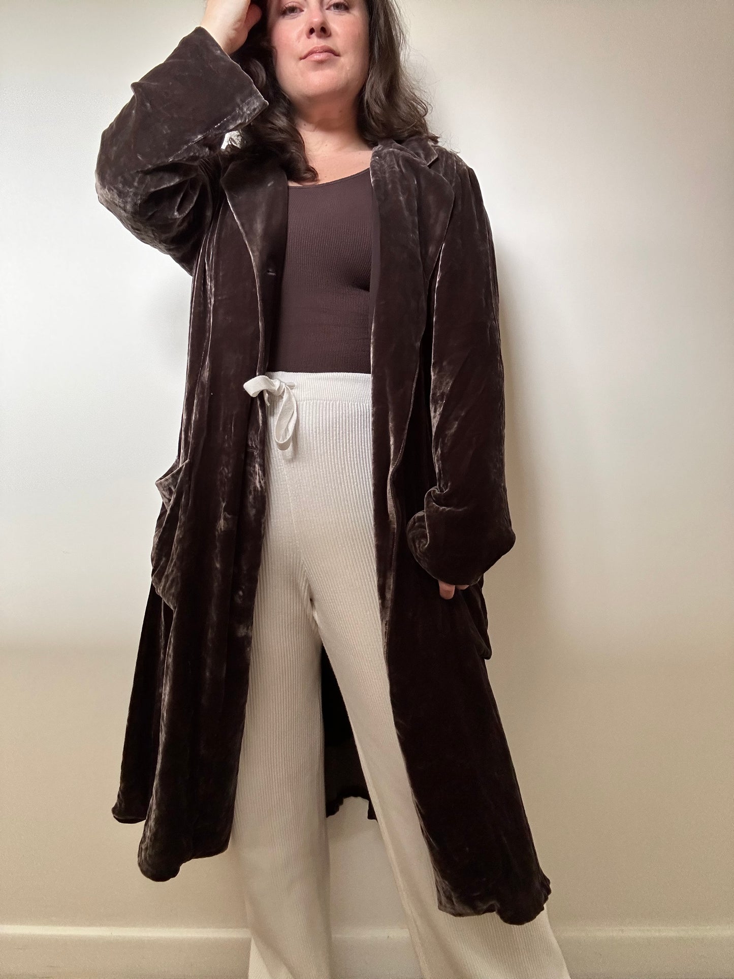 Vintage J.Jill Velvet Coat (8-18)