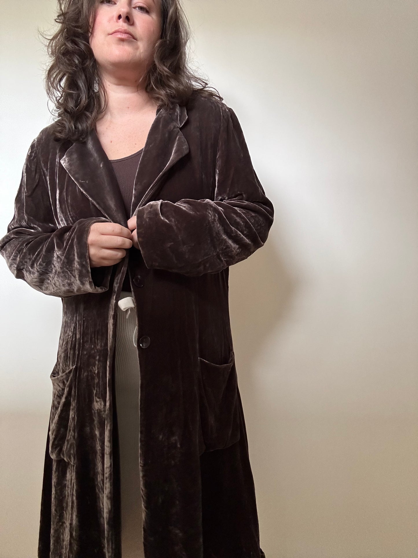 Vintage J.Jill Velvet Coat (8-18)