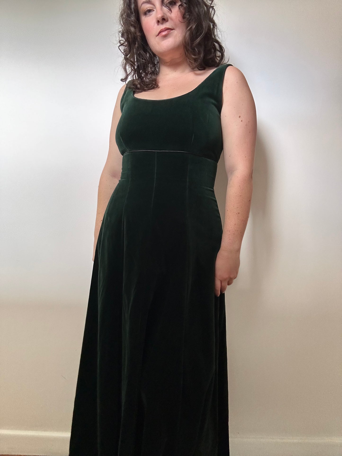 Vintage Monsoon Velvet Gown (12)