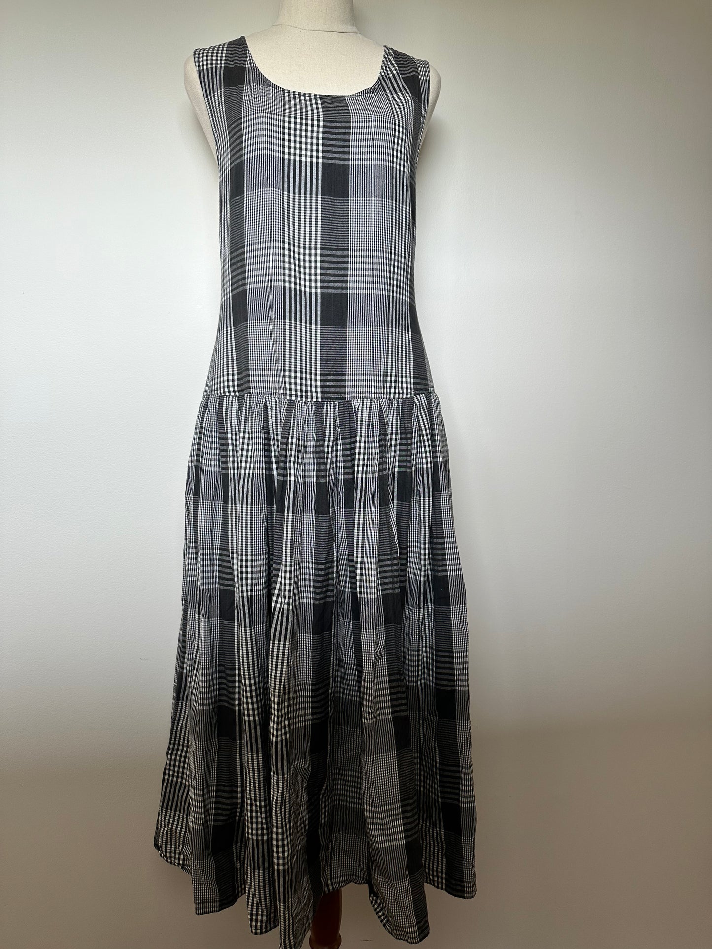 80s french connection cotton dress (8-10)