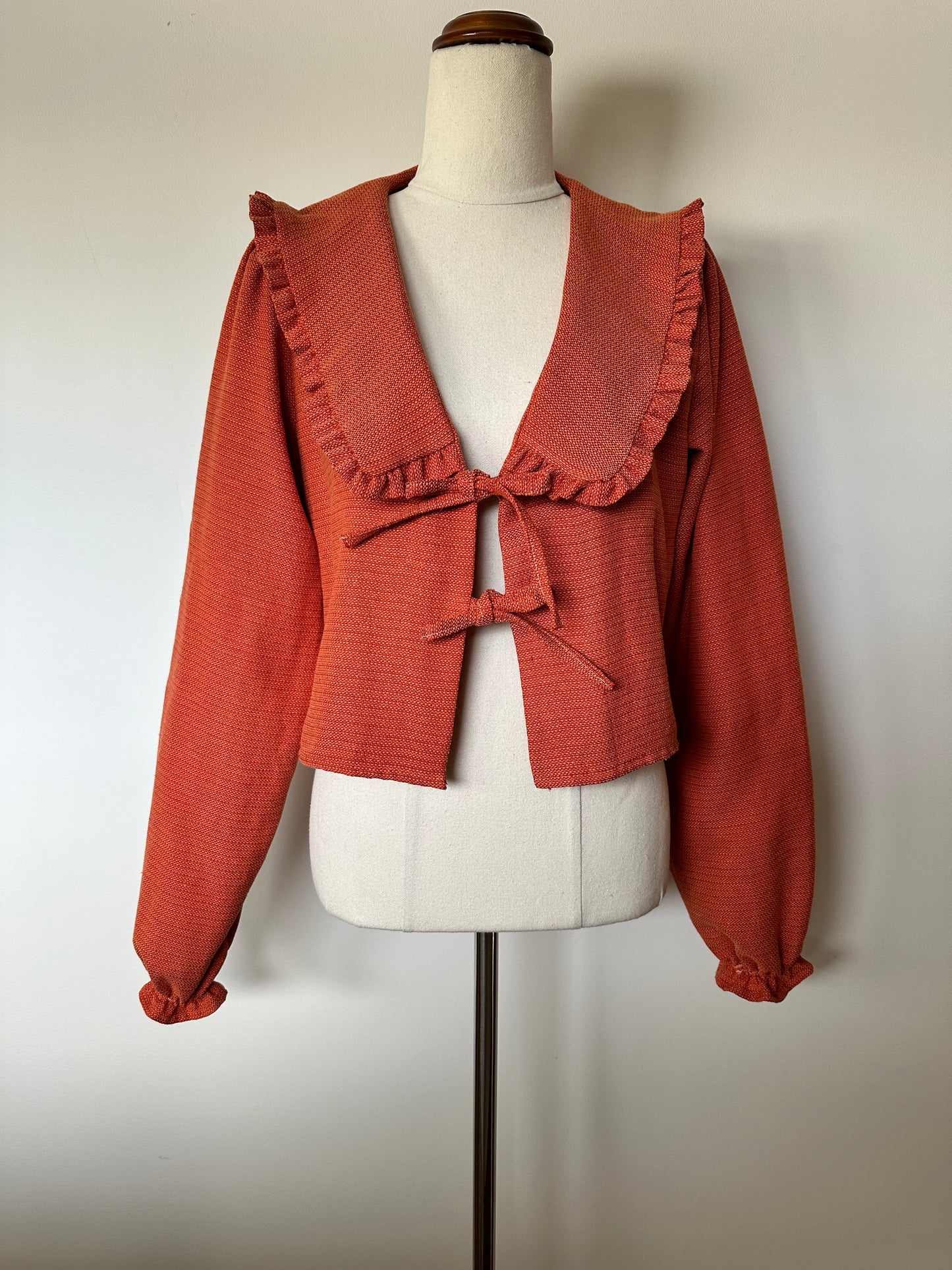 Handmade Collared Tie Blouse (8-14)