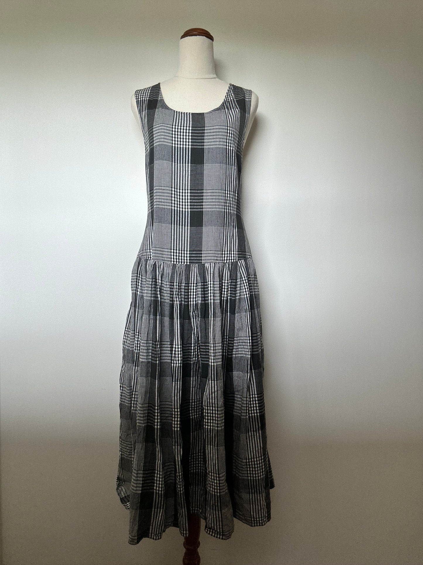 80s french connection cotton dress (8-10)