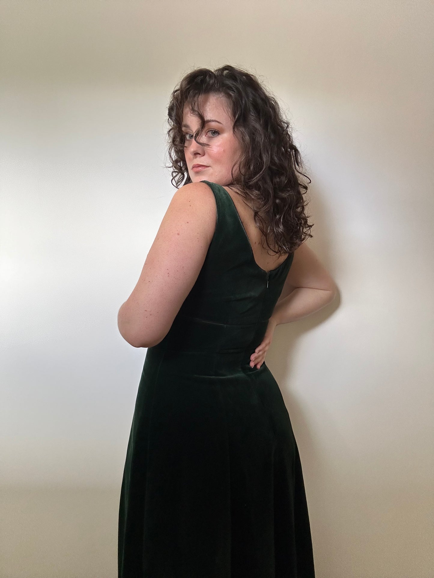 Vintage Monsoon Velvet Gown (12)