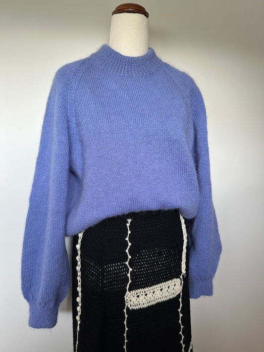 Handknitted Mohair & Wool Jumper (8-14)