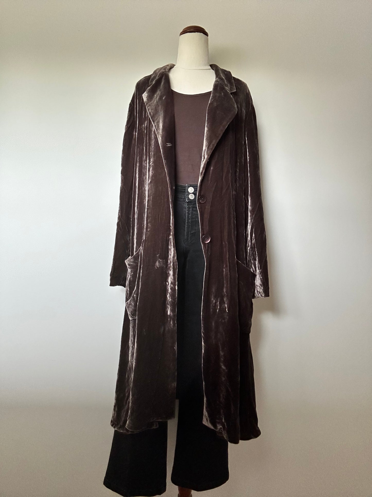 Vintage J.Jill Velvet Coat (8-18)