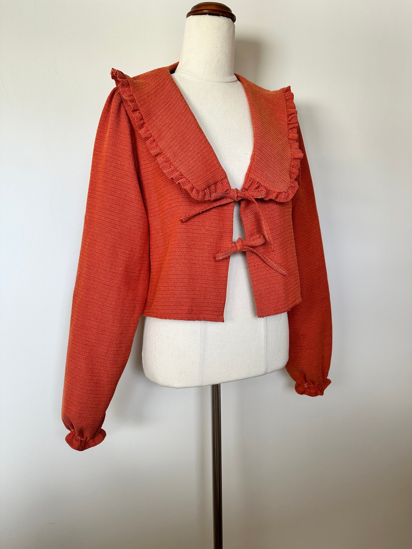 Handmade Collared Tie Blouse (8-14)