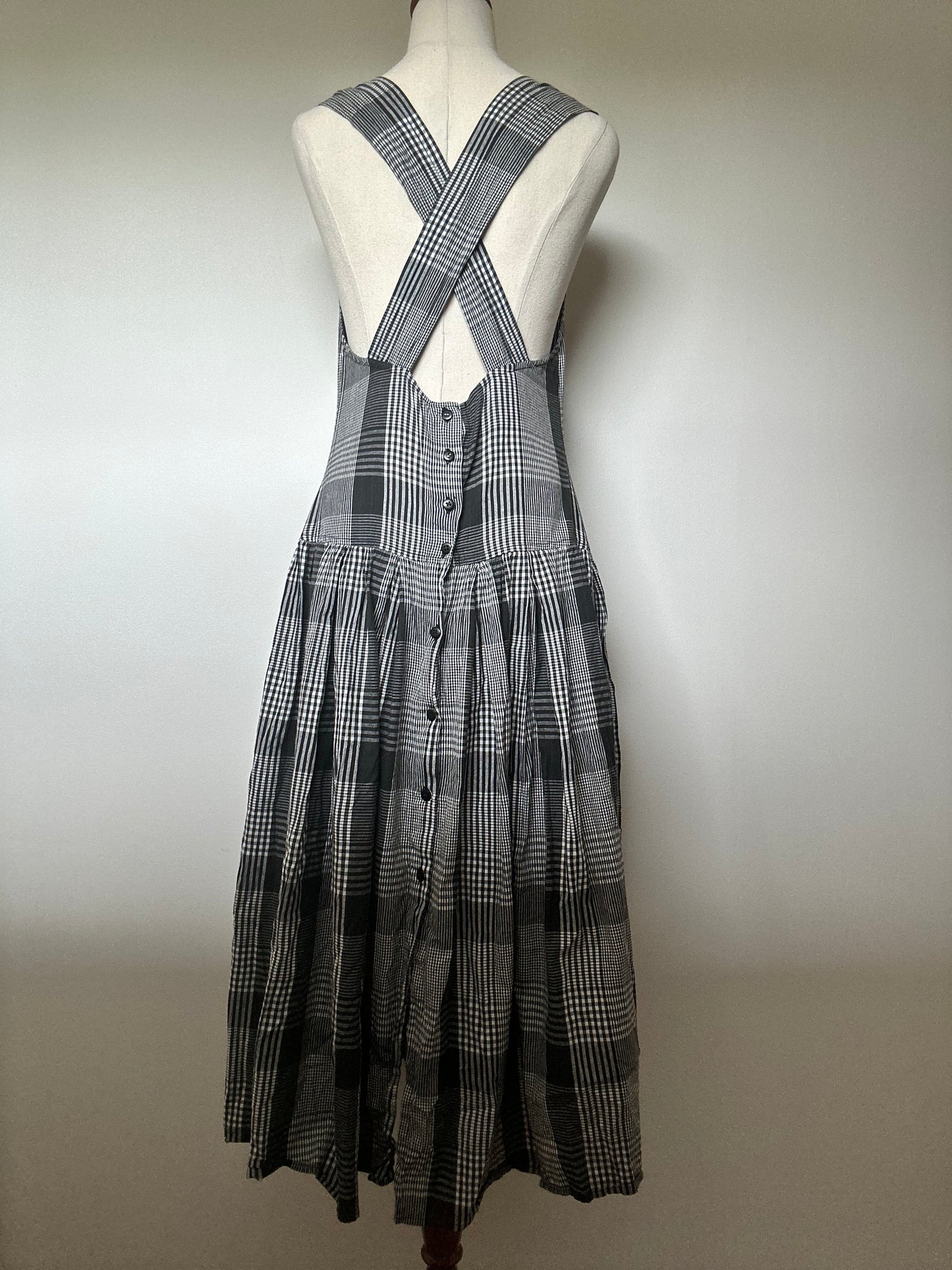 80s french connection cotton dress (8-10)