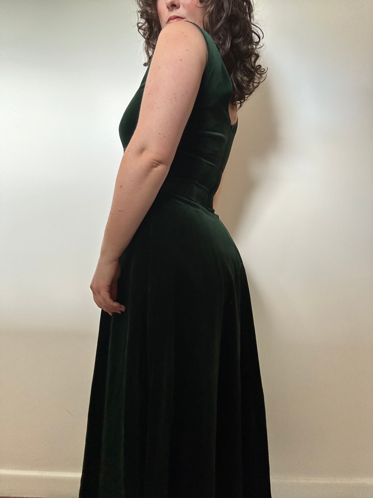 Vintage Monsoon Velvet Gown (12)