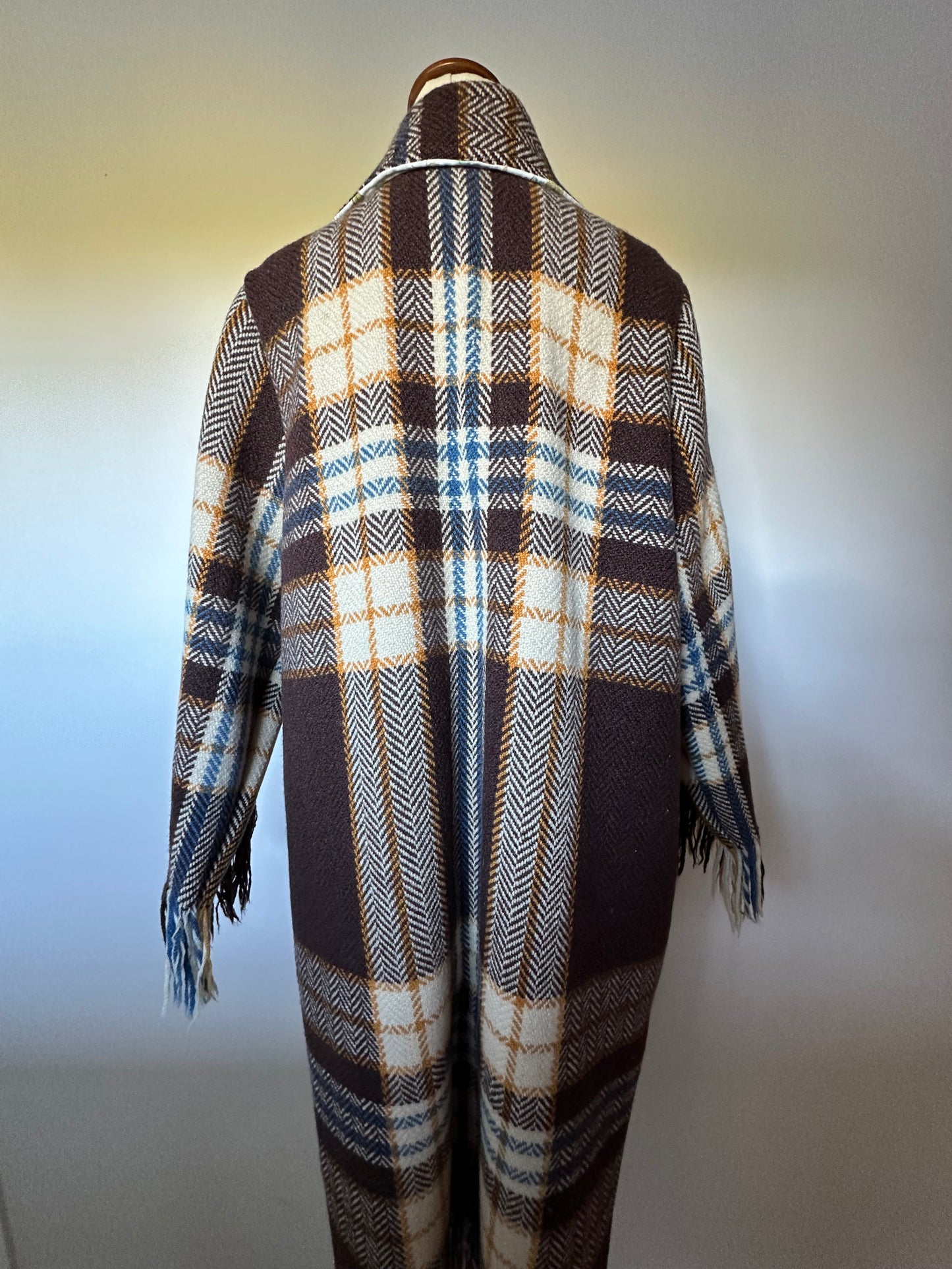 Tartan Fringe Wool Duster (8-16)