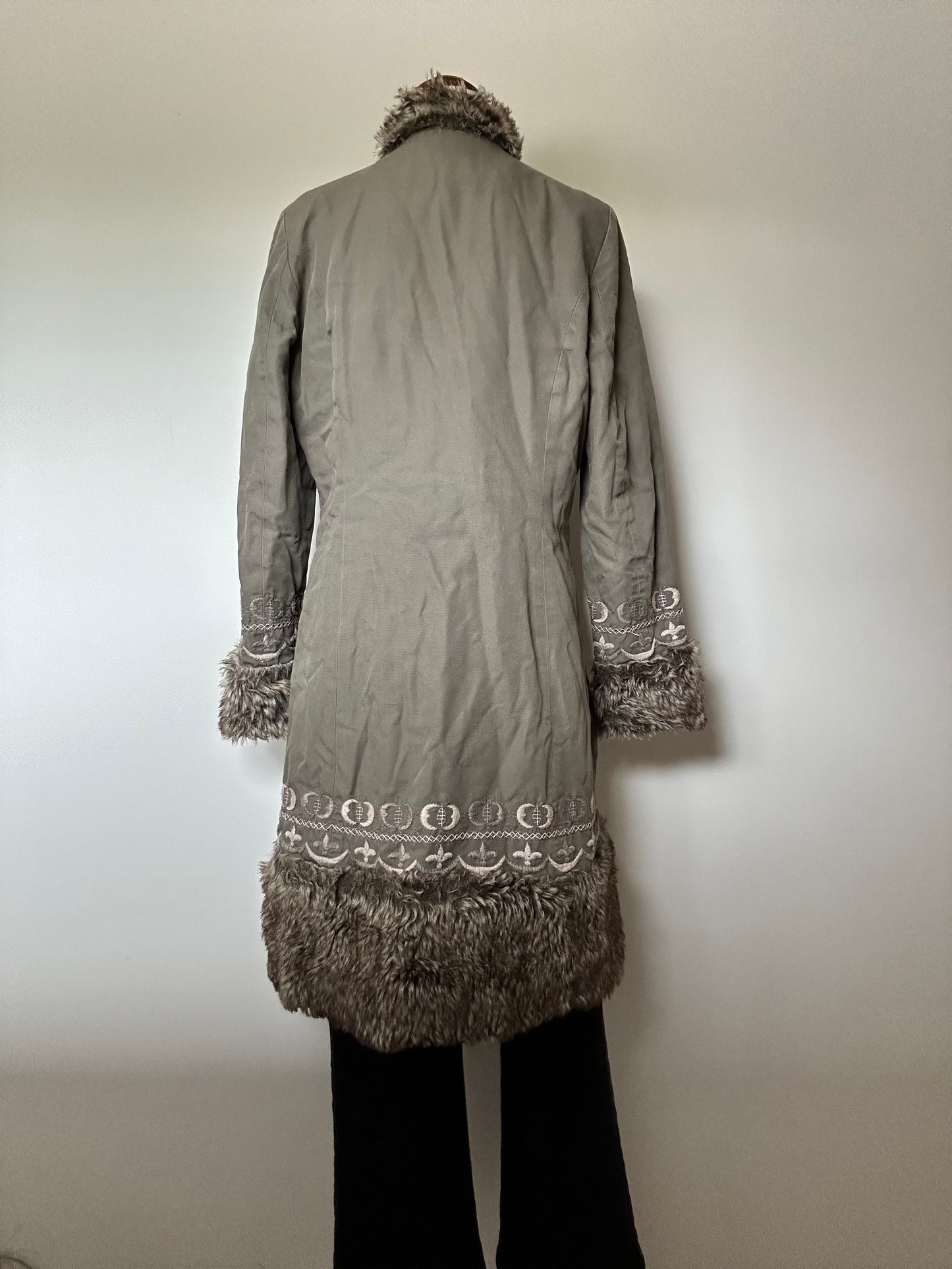 Embroidered Canvas 'Penny Lane' Coat (6-10)