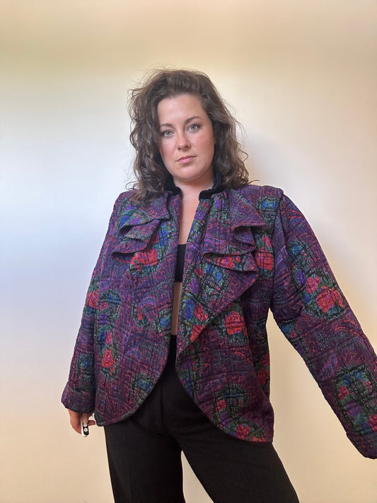 1980s Ungaro Parallele Quilted Jacket (10-14)