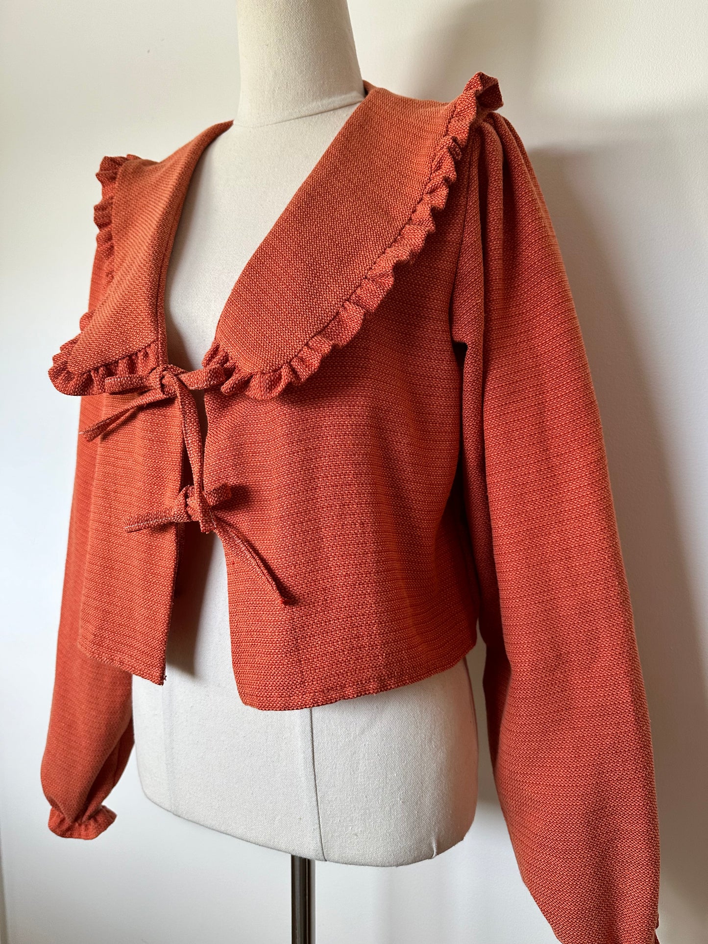 Handmade Collared Tie Blouse (8-14)