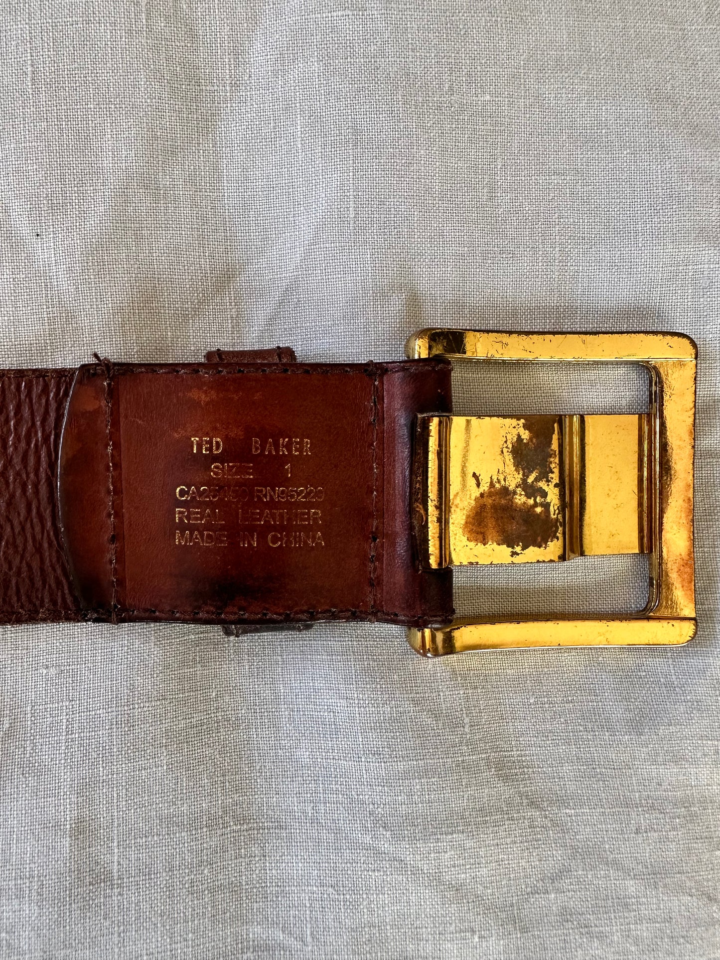 Vintage Ted Baker Leather Belt (100cm)