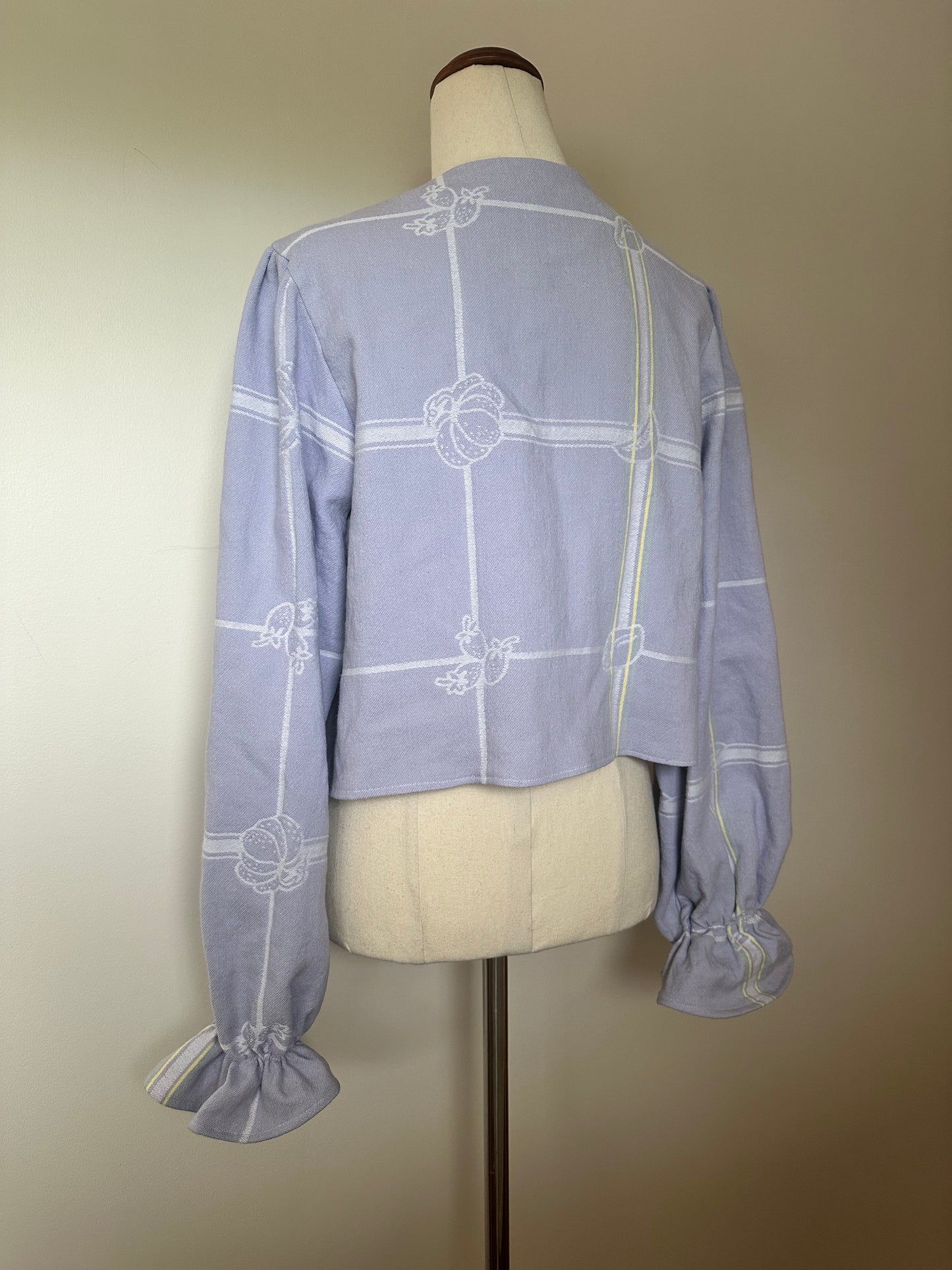 Lilac Fruit Bowl Cotton Tie Front Blouse (8-14)