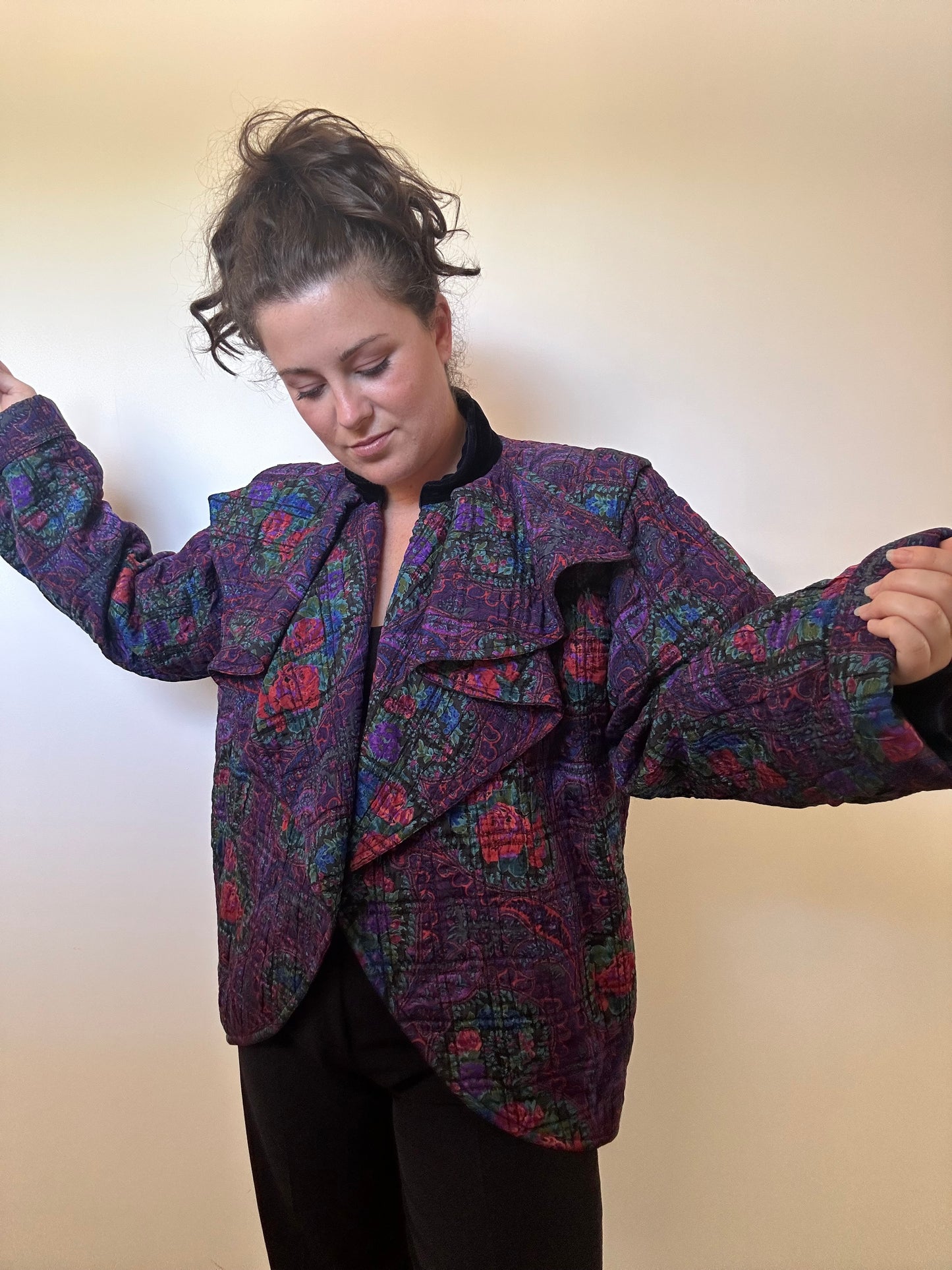 1980s Ungaro Parallele Quilted Jacket (10-14)